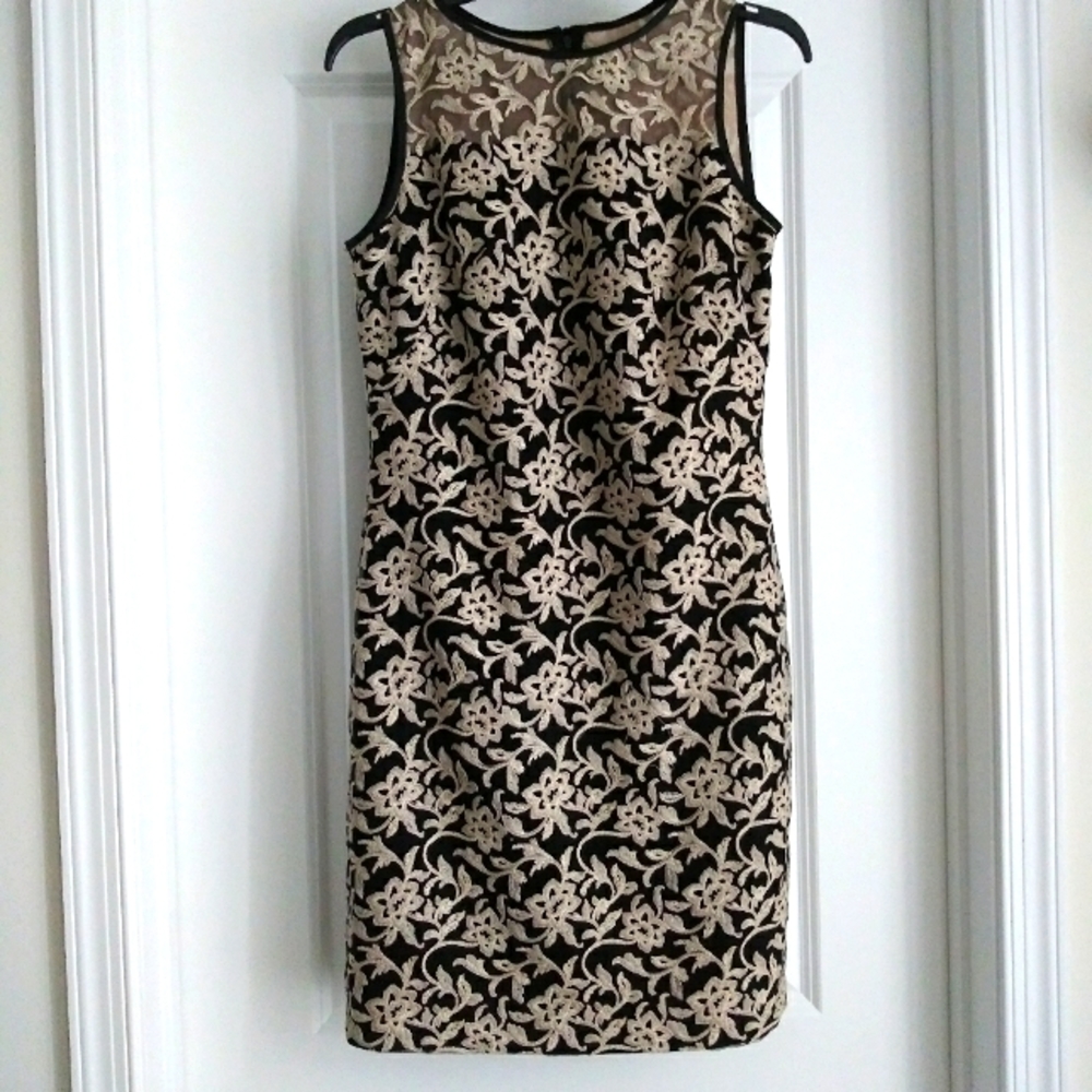 NWT 4 Ralph Lauren Embroidered Floral Dress